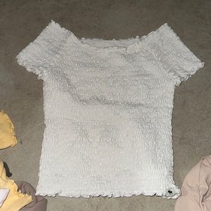 abercrombie kids white tee size 11/12